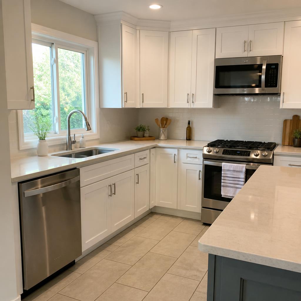 Kitchen after Dolce Vita cleaning